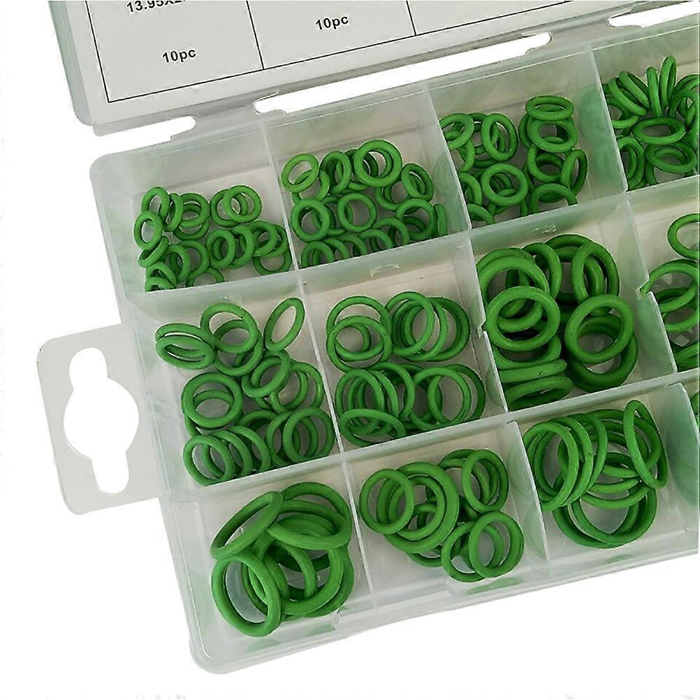 270Pcs 18 Sizes Rubber O Ring Assortment Kit with Plastic Box