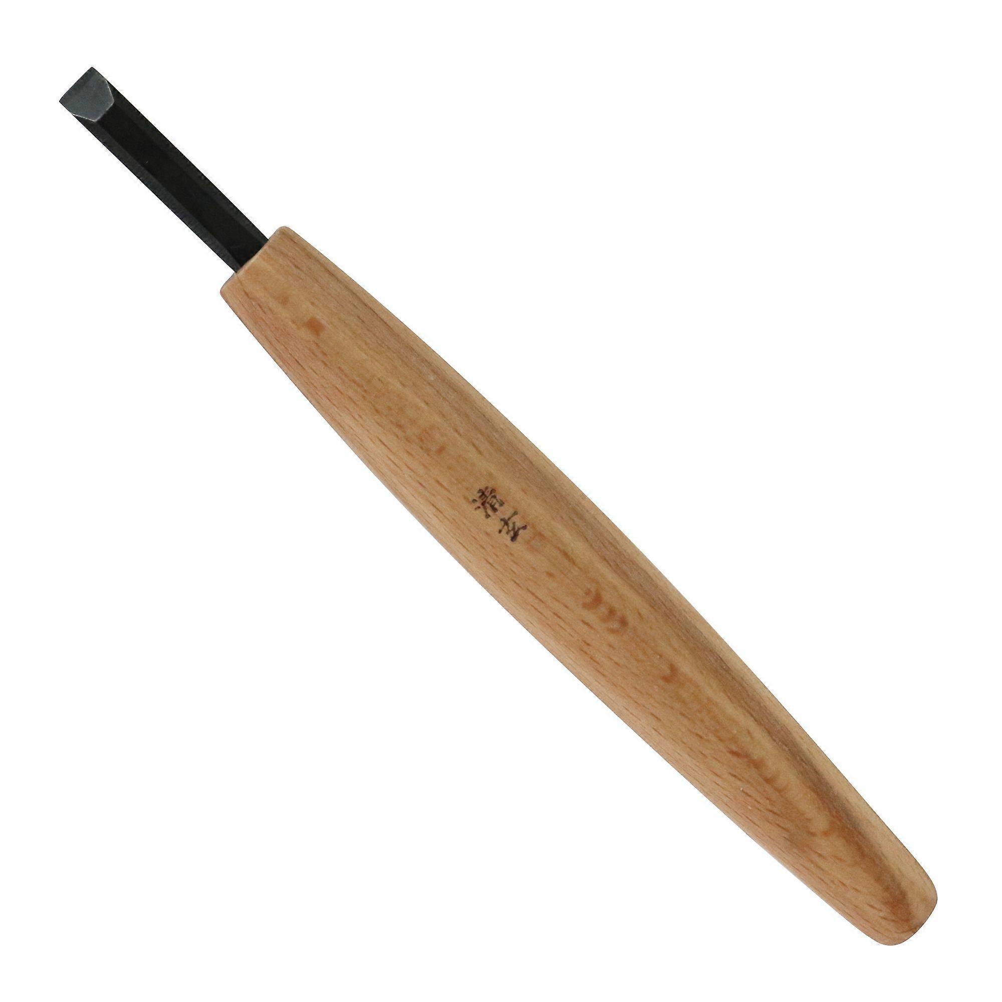 Seigen No. 1 Japanese Wood Carving Craft Tool 6mm Flat Chisel for Woodworking
