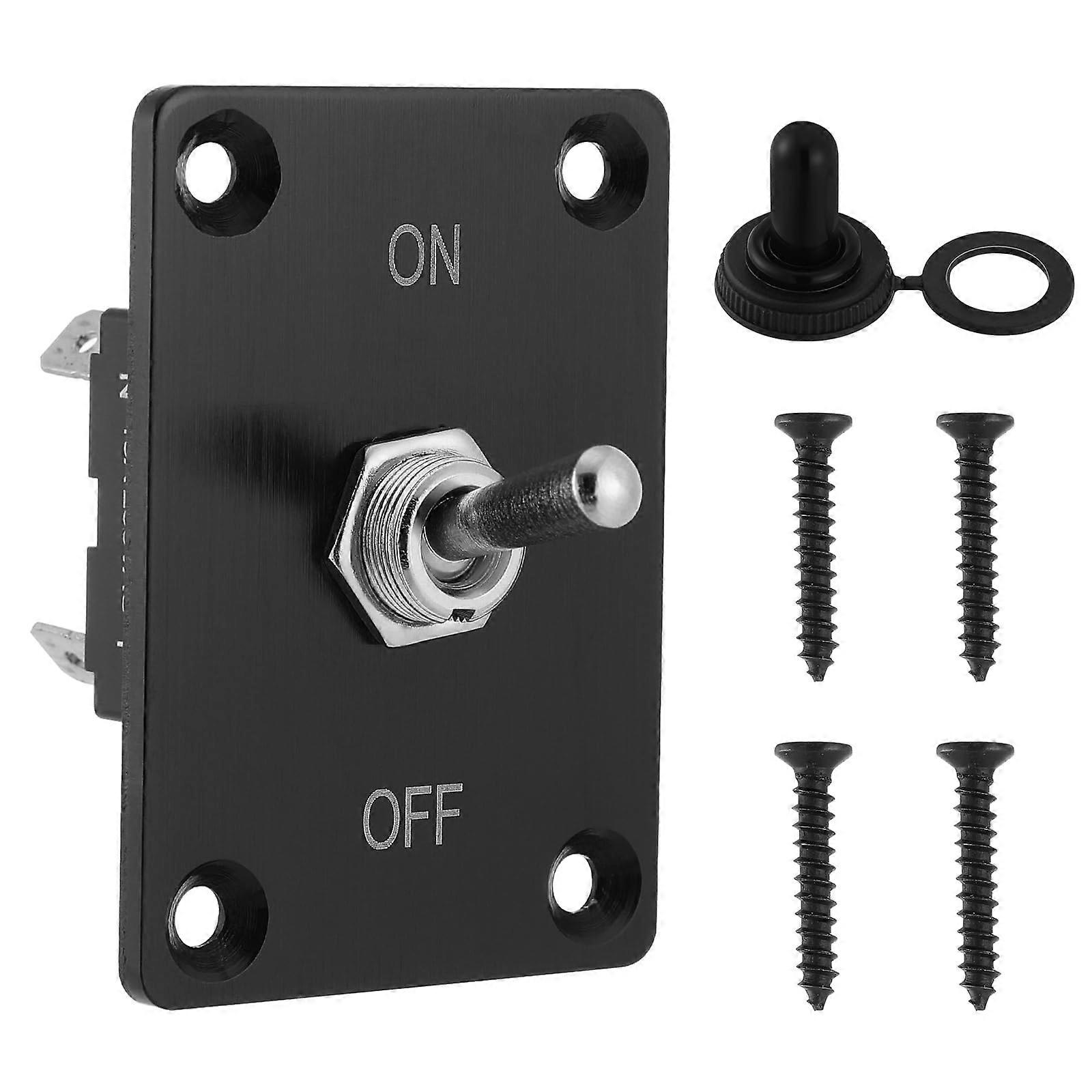 Reverse Polarity Toggle Switch: Momentary Rocker Switch Up/Off/Down for RVs, Campers, Boats, 12V DC, Waterproof