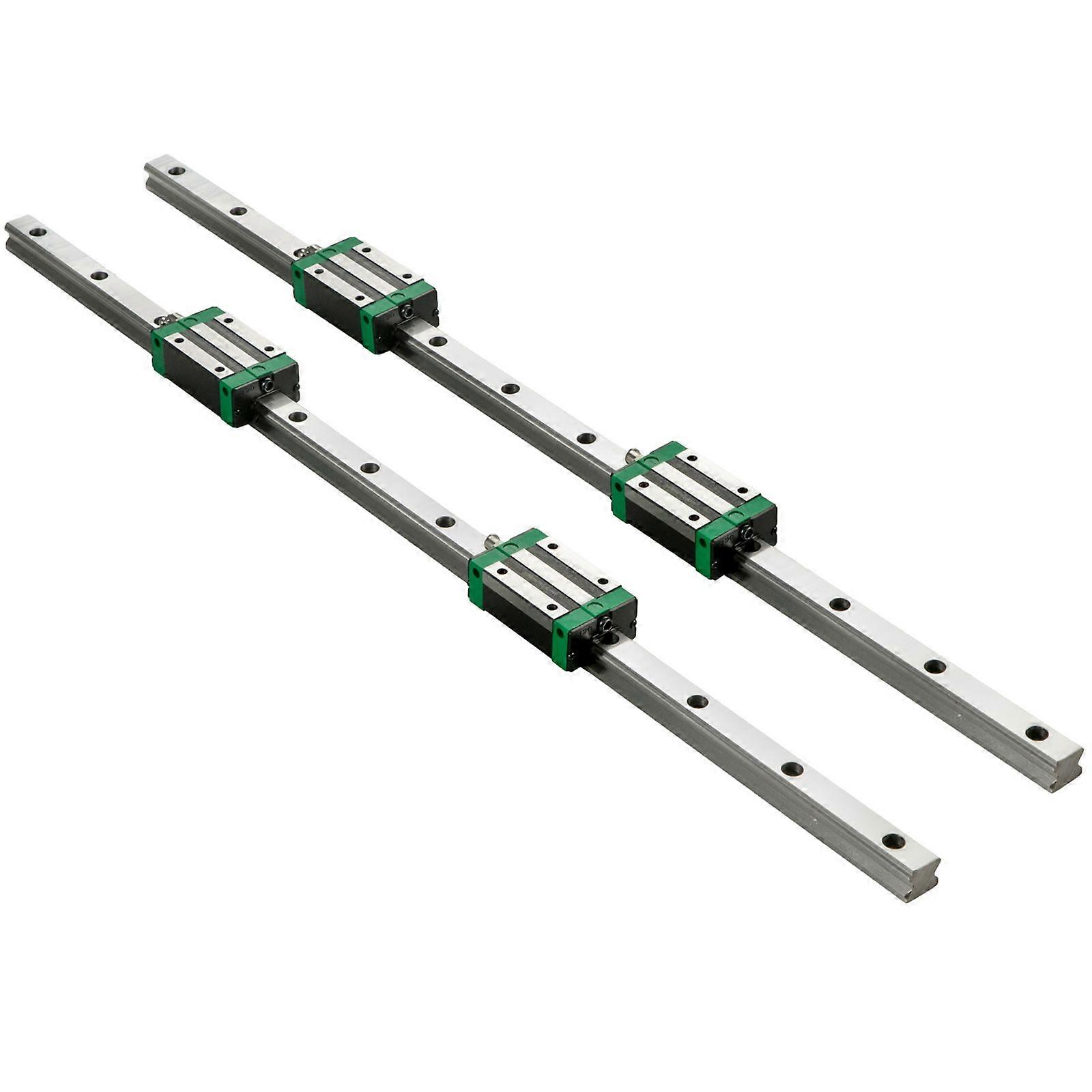 2pcs Linear Rails Linear Bearings And Rails Hsr20-1700mm Linear Slide Kit