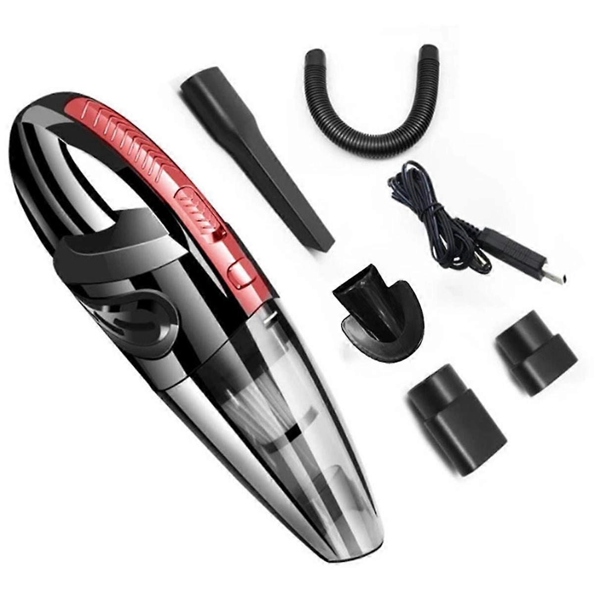 1 Set Car Vacuum Cleaner Handheld Wireless Charging Model High Power Small Car Interior Vacuum Clea