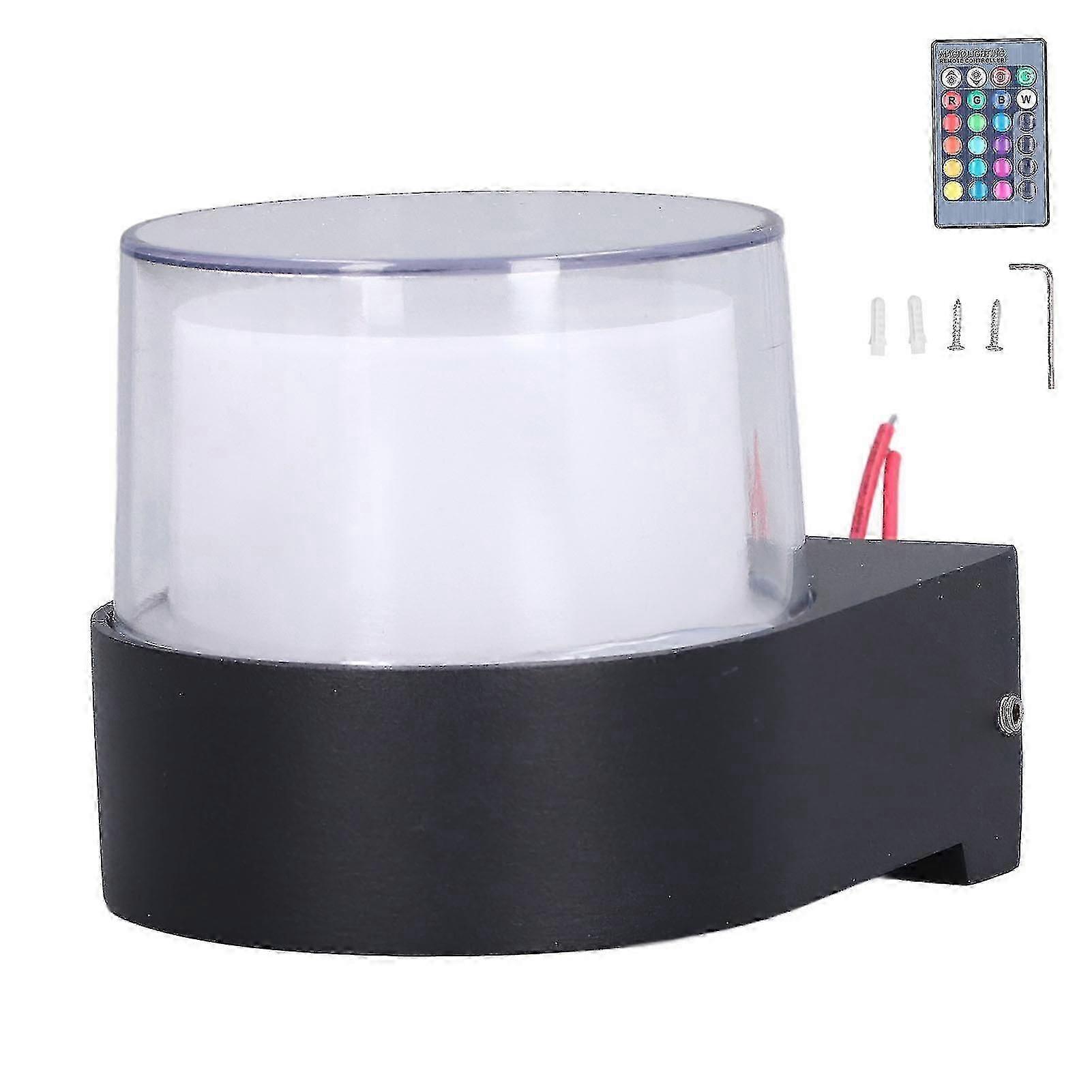 RGB Remote Control Waterproof LED Outdoor Wall Sconce Light