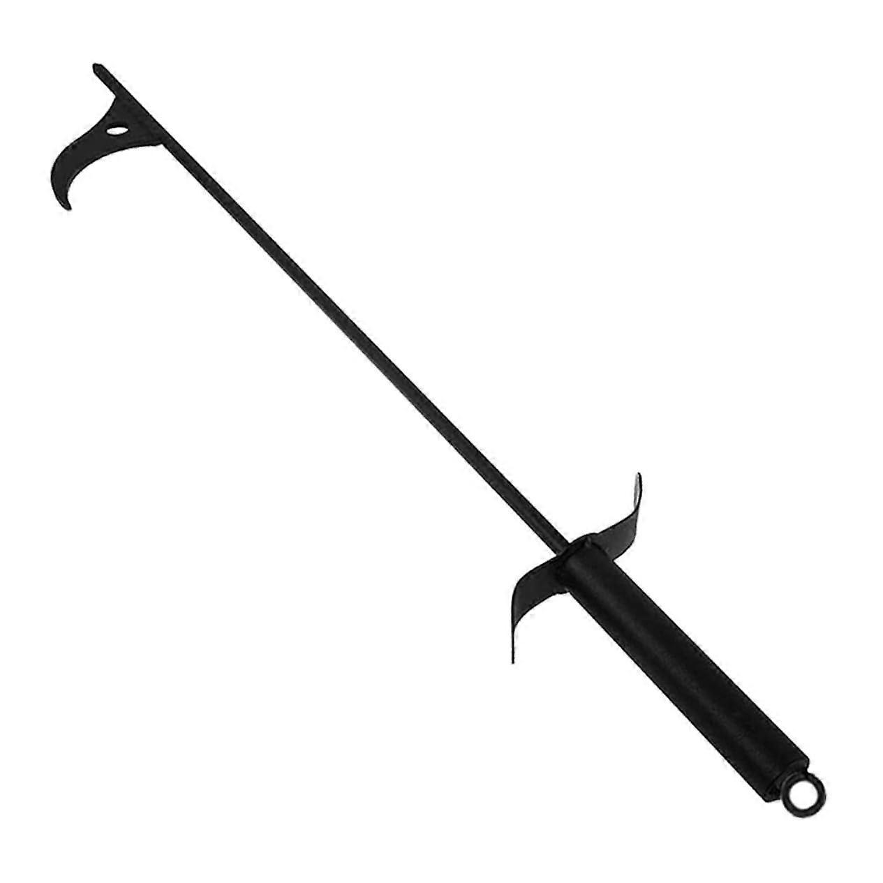 Fire Pit Poker Long Handle Steel Fireplace Tool Portable for Camping Outdoor Use Heavy Duty Durable Design