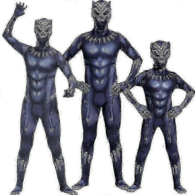 子供のスパイダーマンアイアンマンコスチュームコスプレパンサーヴェノムジャンプスーツ