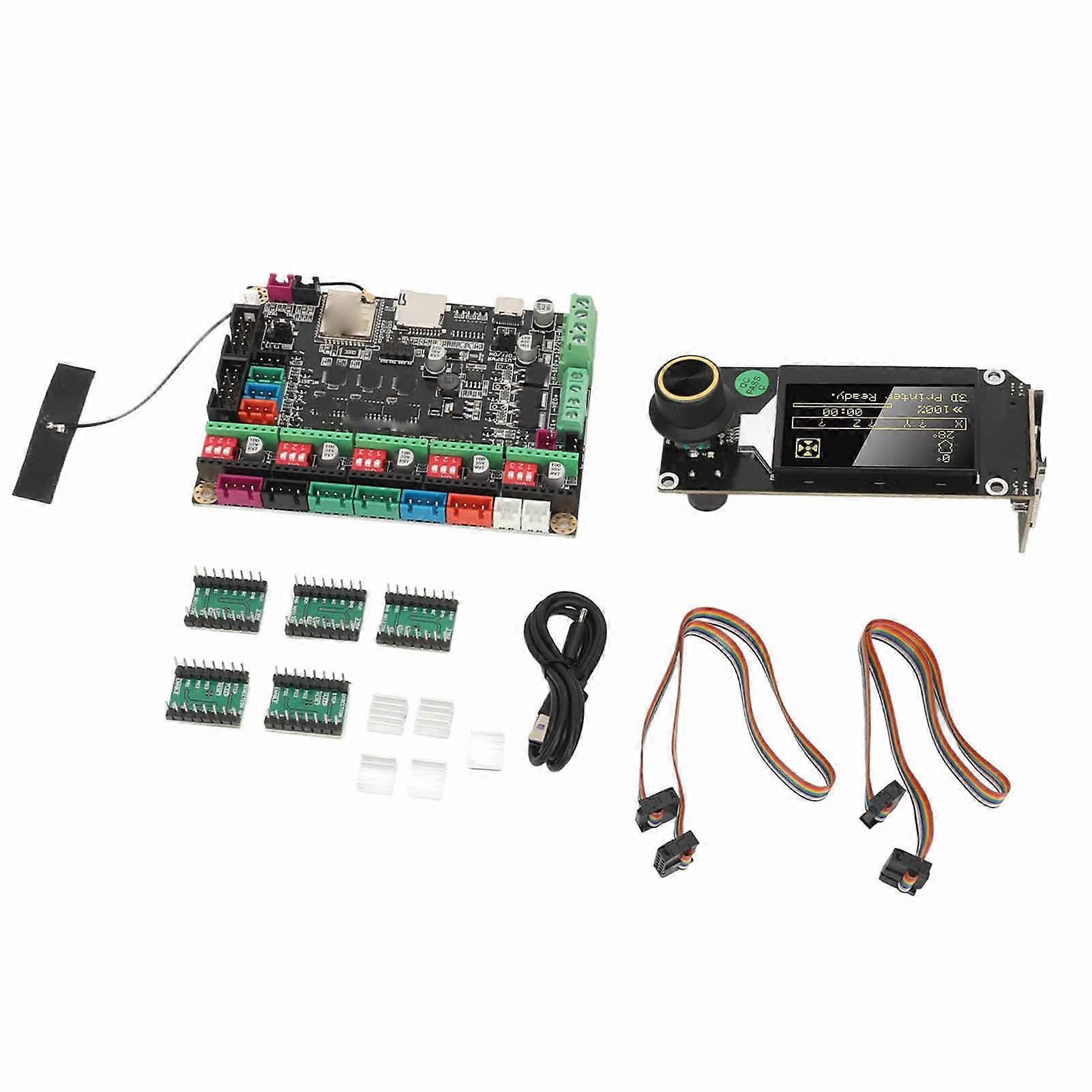 3D-Drucker-Motherboard-Kit für TinyBee V1.0 Steuerplatine mit intelligentem LCD-Display und Motortreibern DC12 bis 24V