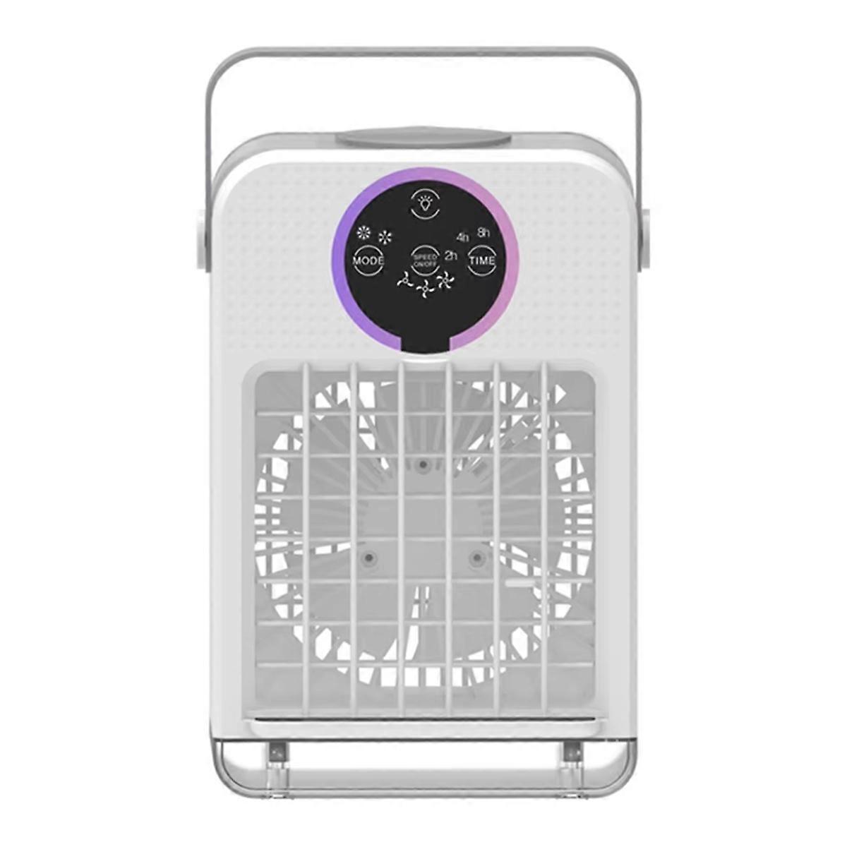 3-in-1 Portable Air Conditioner, 700ml USB Air Cooler with 3 Speeds, Desktop Cooling Fan for Home,