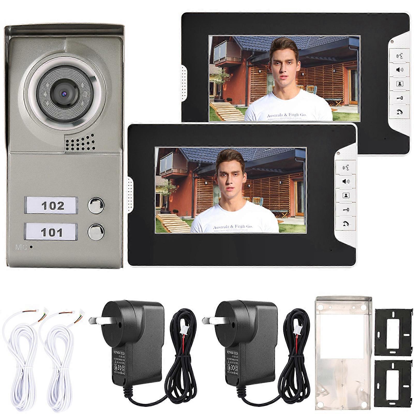 7" HD Digital Video Doorbell with Hands-Free Intercom & Adjustable Settings
