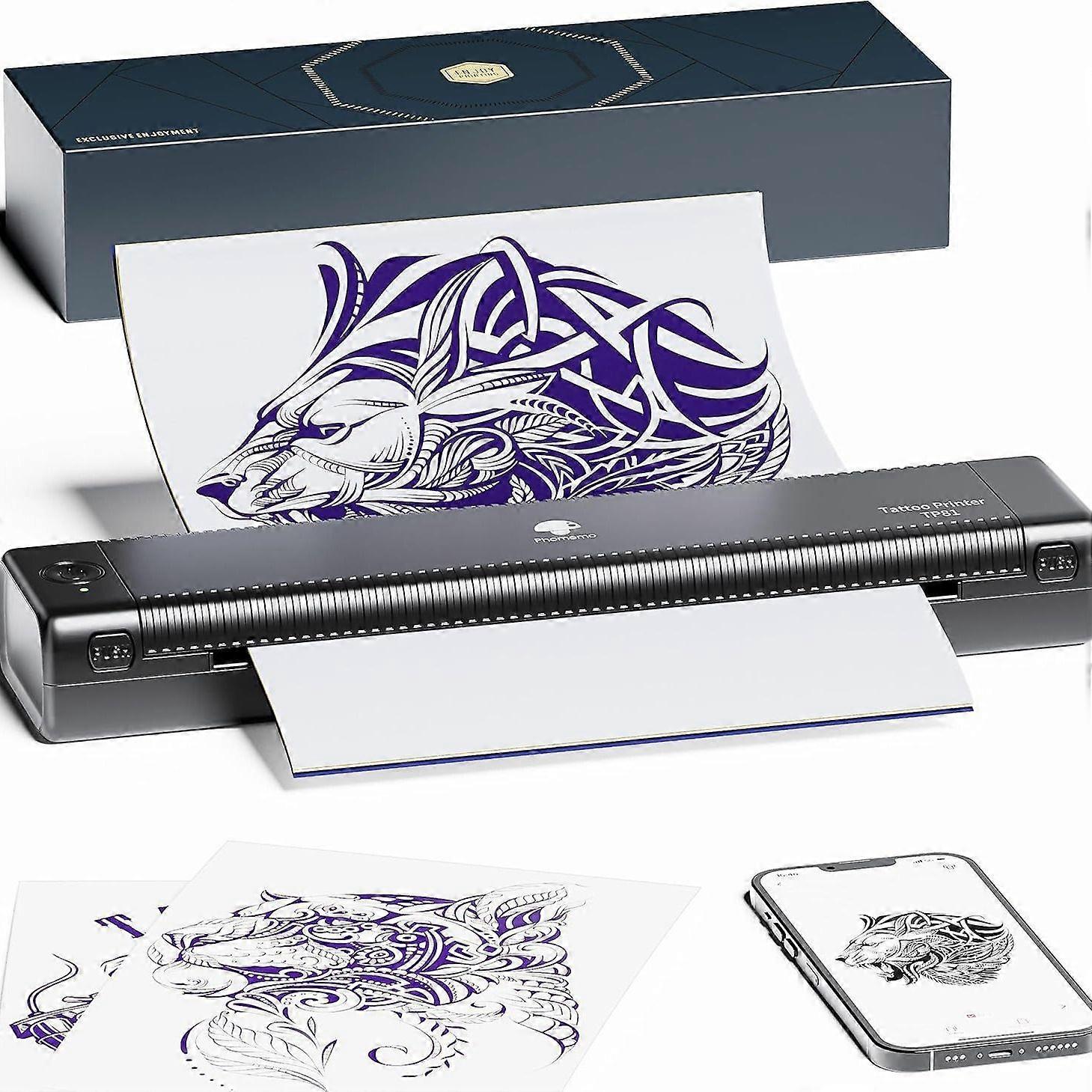 Phomemo TP81 A4 Wireless Tattoo Template Printer TP81 Tattoo Printer