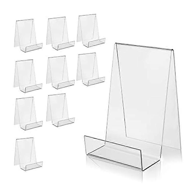 Acrylic Book Stand with Ledge Clear Display Easels Plate