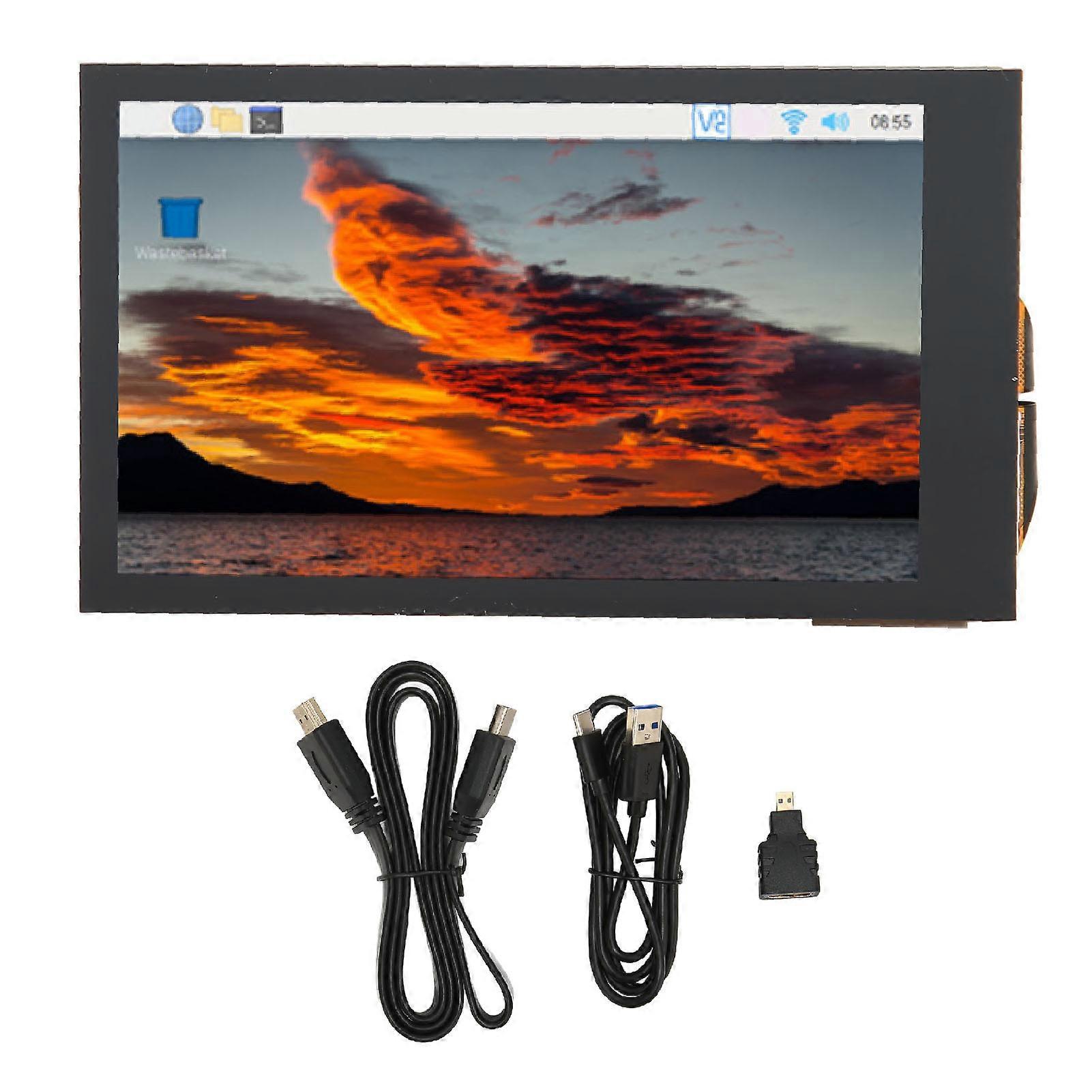 Capacitive Touch 3.5 Inch 5 Points 480x800 LCD IPS Dimmable 170 Degrees Angle Touch Screen for RasPi