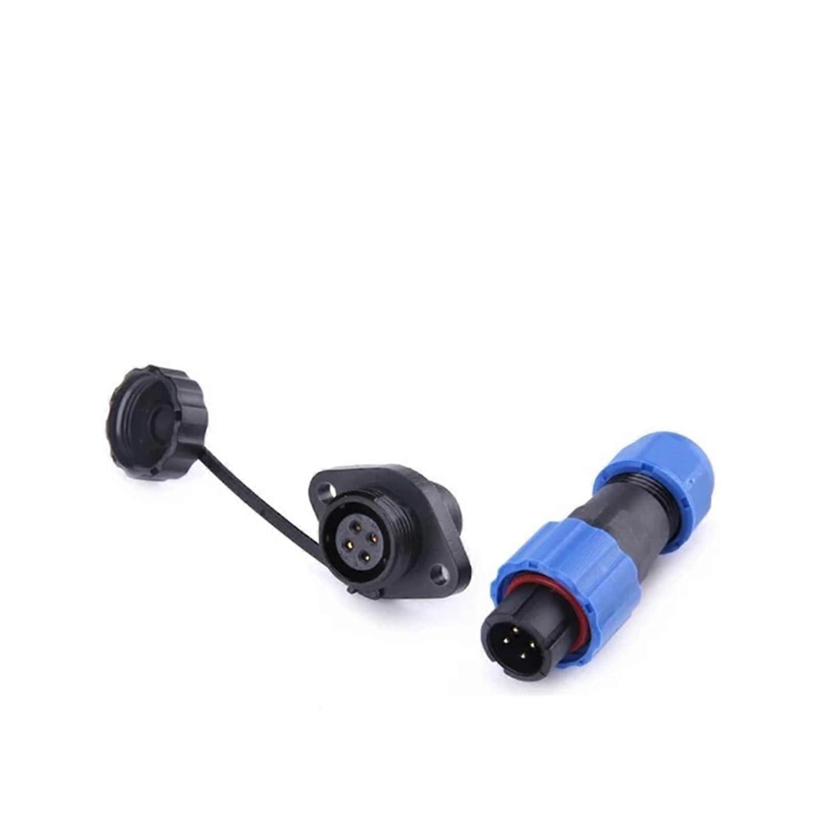 SP13 Connector IP68 1/2/3/4/5/6/7/9 Pin Cable Connectors Male/Female Plug and Socket Nut/Flange/Docking(Flange,6 Pin)