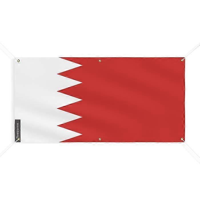 Bahrain Flag Banner 6 Grommets 110x220cm Polyester