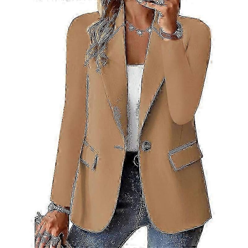 Γυναικείο Blazer Bussiness Casual Blazers Μακρυμάνικο Button Down Blazer Jacket