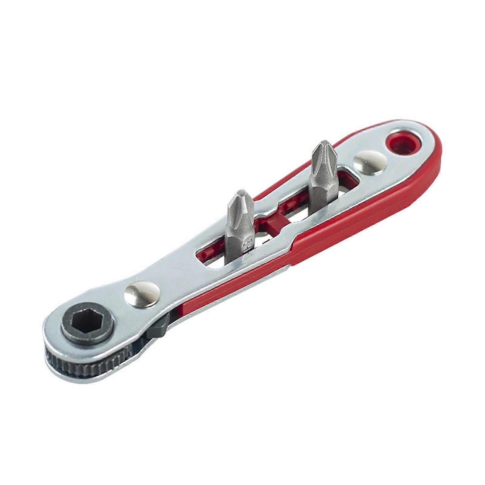High Efficiency Mini 90 Degree Magnetic Ratchet Wrench Screwdriver Reversible Drive Handle for Long Use Performances