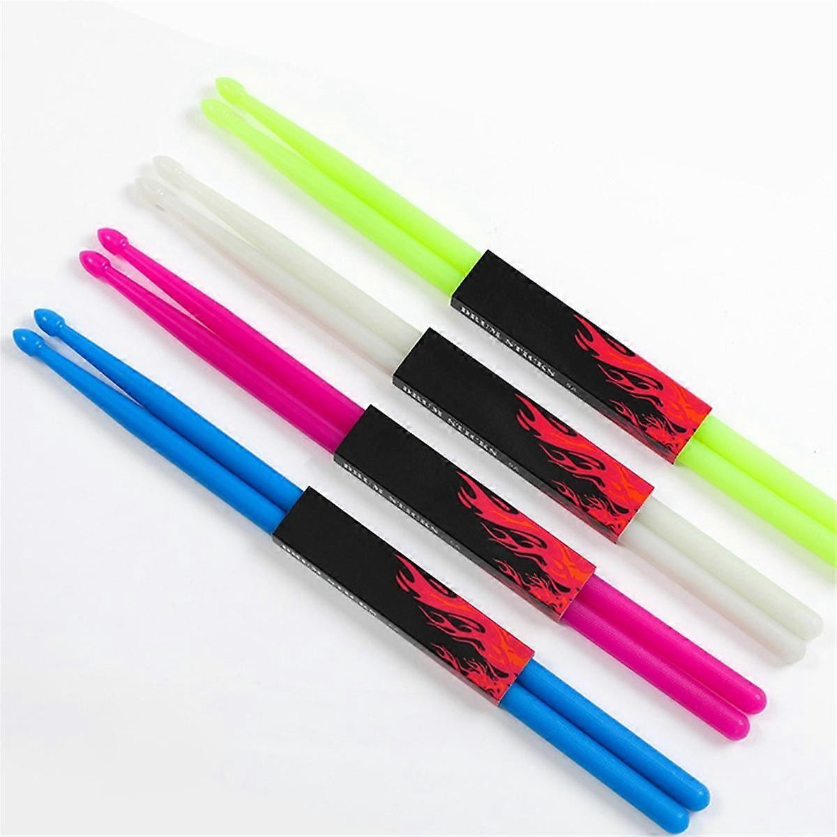 Fluorescent Drum Stick 5A Luminous Drum Stick Nylon Drum Stick Luminous Drum Stick Pink