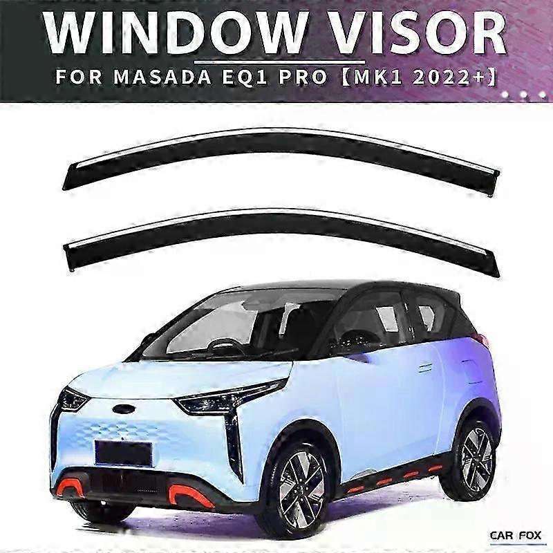 Applies to Suitable for MASADA EQ1 Pro MK1 2022+ Window Visor Vent Shades Ventvisor Wind Deflectors Visor Rain Guard Shades Visor