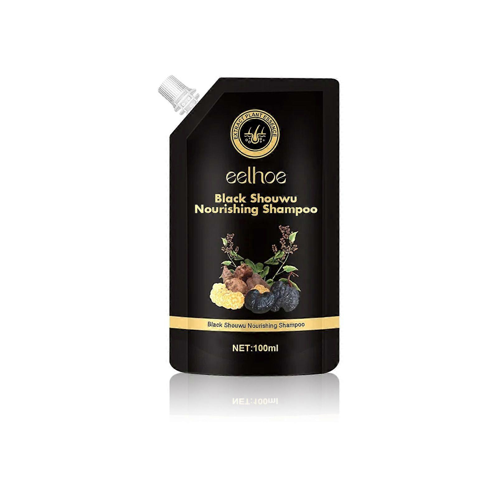 Shampoing 3 pièces au Ganoderma Lucidum Polygonum Multiflorum noir pour cheveux noirs épais et naturels Moi