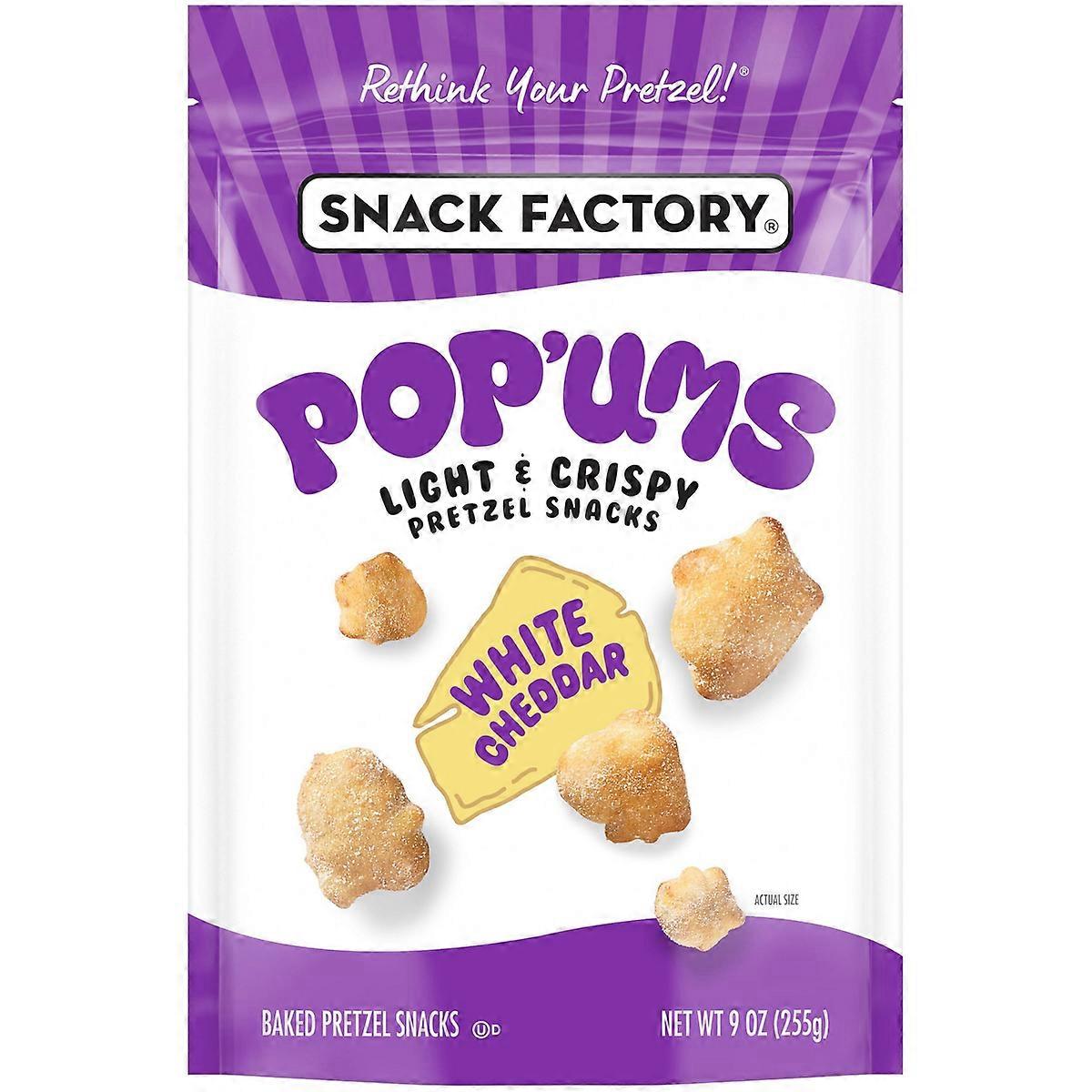 Snack Factory Popums - Biały Cheddar - 9 uncji