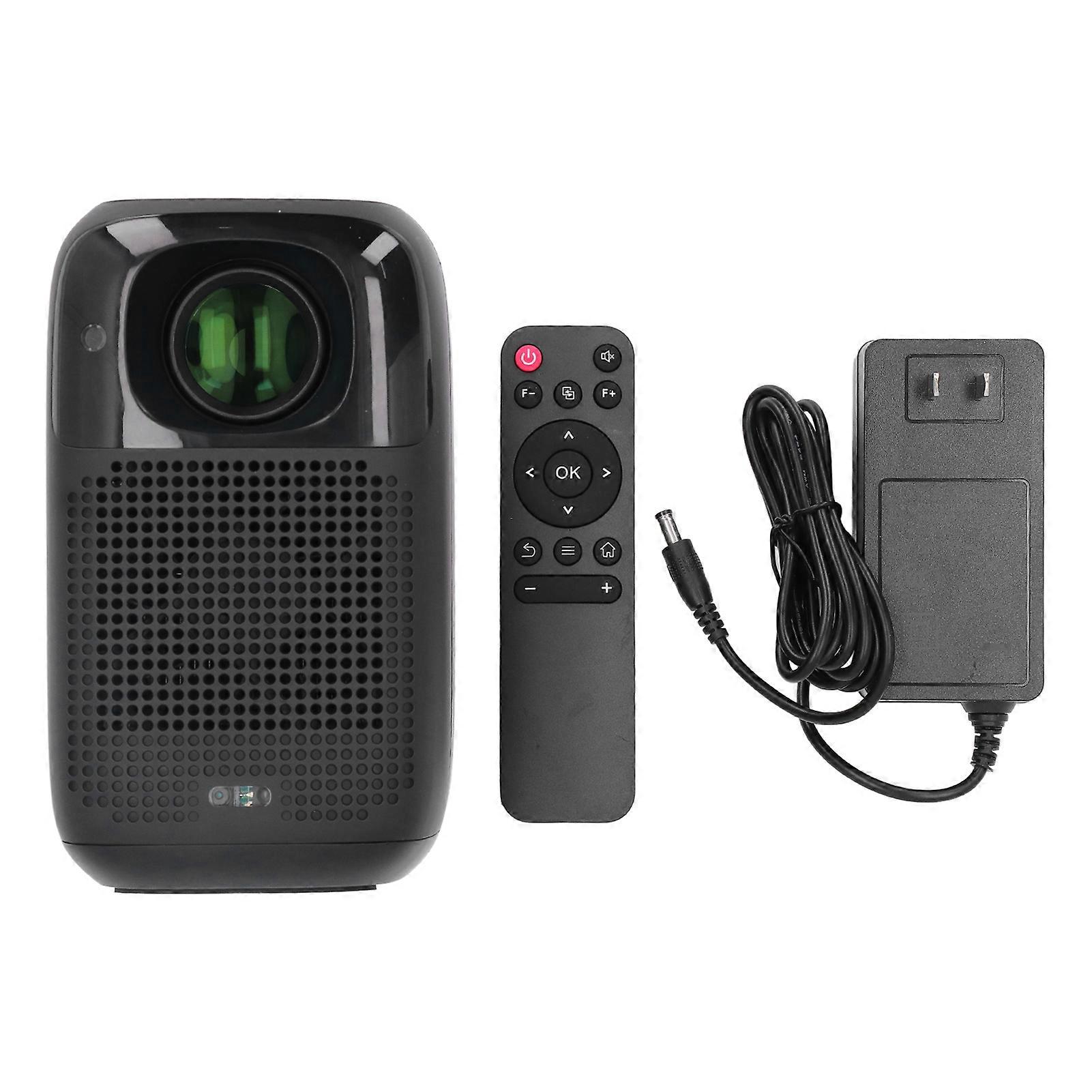 WiFi Bluetooth Projector 1080P HD 4K Support, Motorized Focus, 4D 4P Correction, US Plug