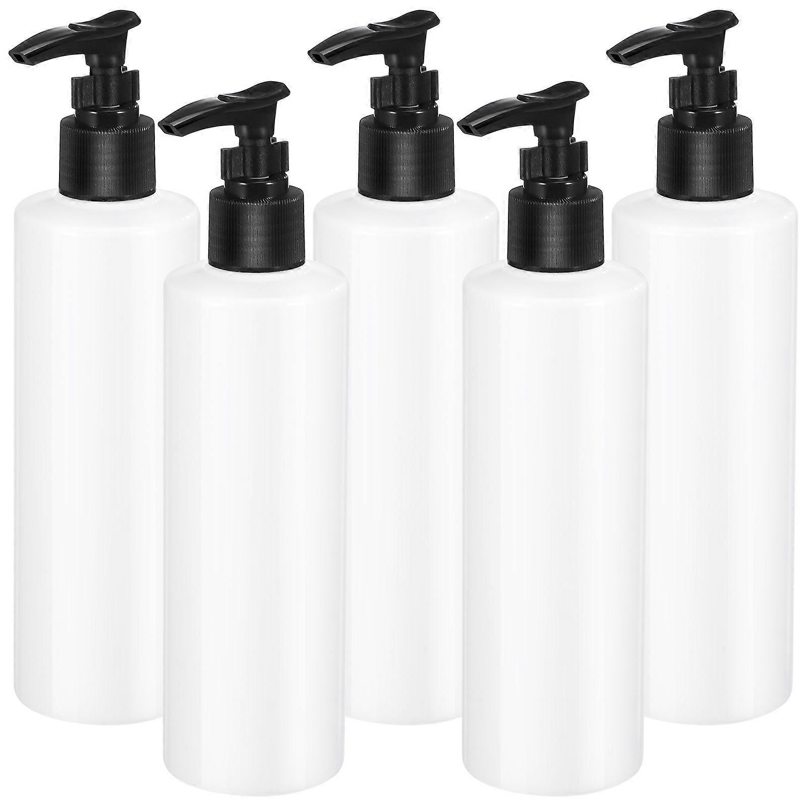 5pcs 250ML Lotion Bottle Portable Empty Pump Bottle Multi-purpose Travel Bottle