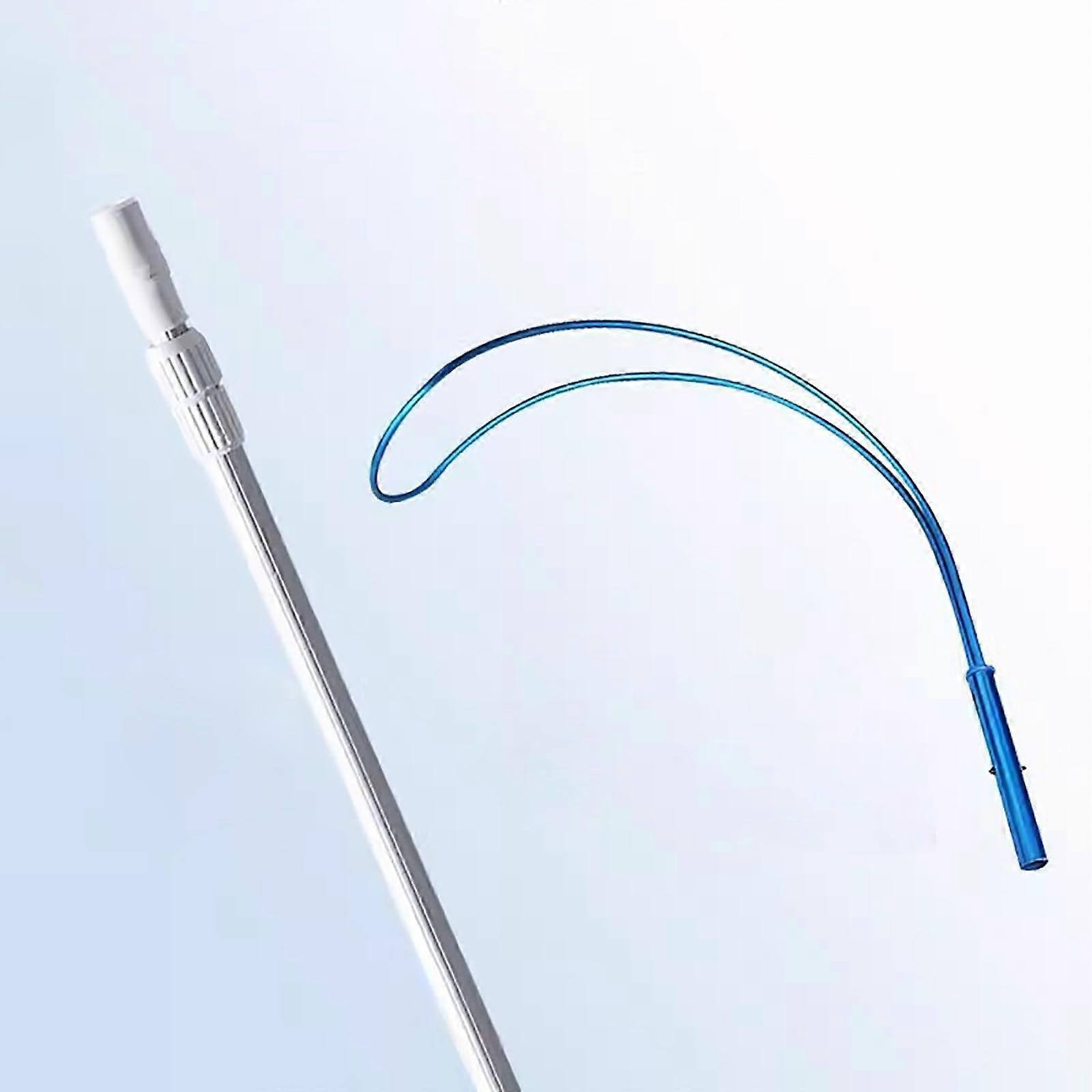 Aluminum Lifesaving Pole for Pools - 3.0m Telescopic Rescue Hook for Emergency Use in Pools, Playgrounds, and Water Parks
