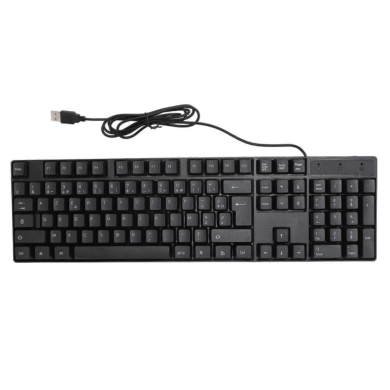 K1800 USB Wired Gaming Keyboard, 104 Keys, 1.3m Cable, Ergonomic Design, for Minority Languages