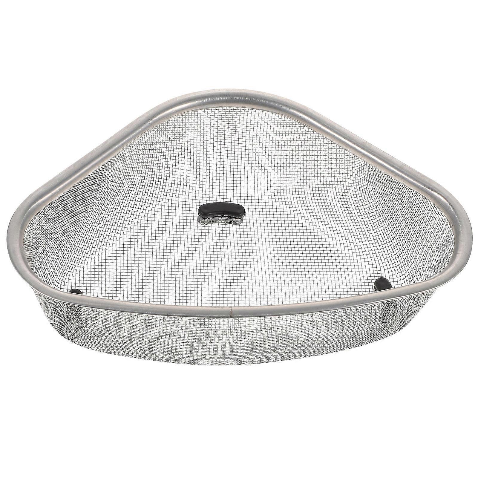 Sink Corner Strainer with Rounded Design,Enhances Kitchen Drain Efficiency