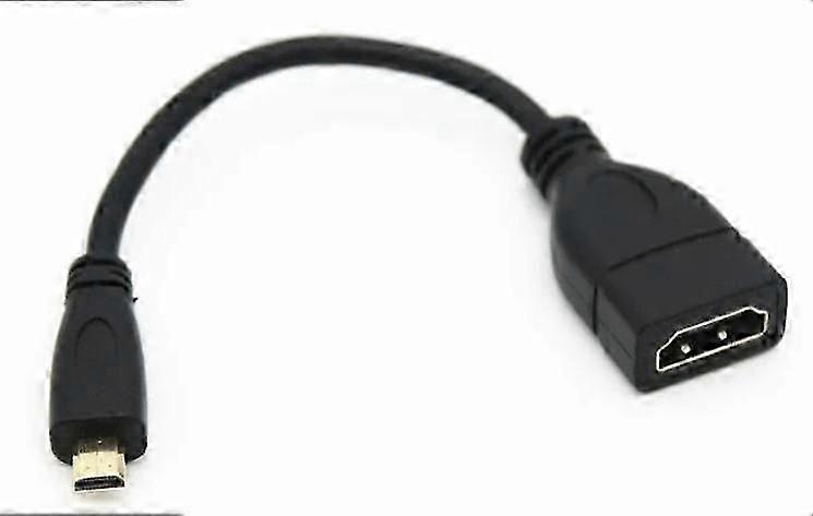 Set van 2 stuks 4K Micro HDMI naar HDMI-adapter (HDMI naar Micro HDMI-adapter) 4K-resolutie