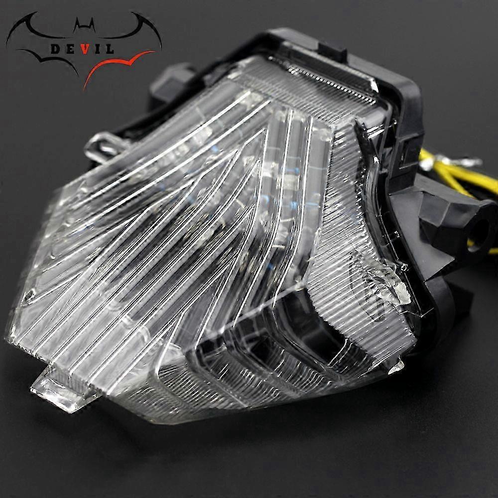 Integrated LED Tail Light and Turn Signal Assembly for Compatible Motorcycle Models from 2014 to 2020, including MT-07, FZ-07, MT-25, MT-03,