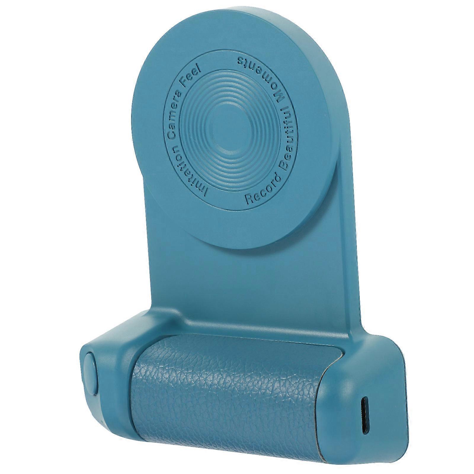 Magnetic Camera Grip Handle Phone Camera Holder Smartphone Daily Use Blue 1Set