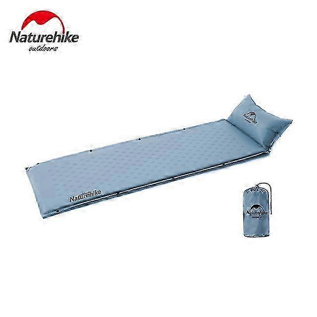 Ultralight Comfortable Self-Inflating Sleeping Mat with Attached Inflatable Pillow for Outdoor Camping and Travel Adventures