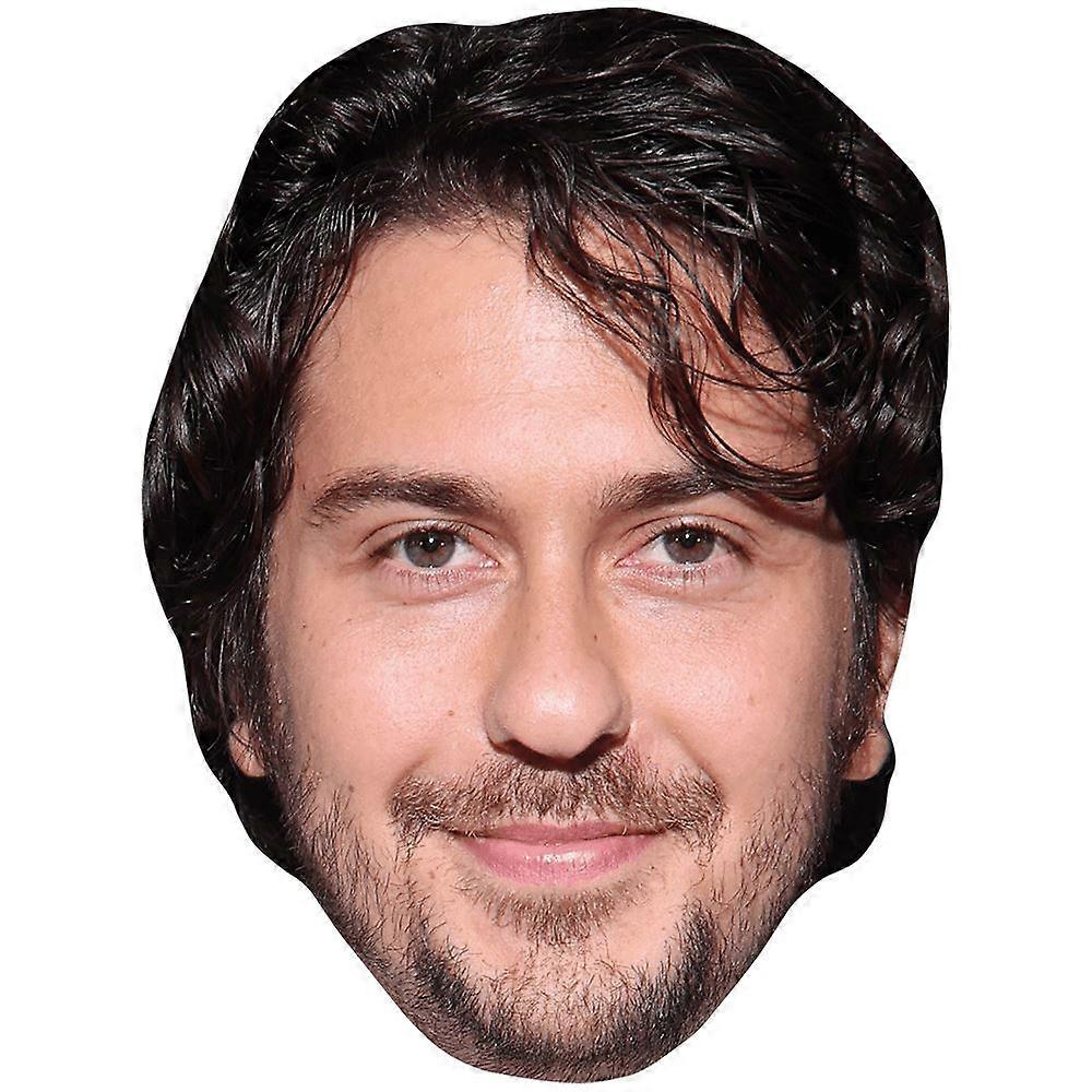 Nat Wolff (Beard) Celebrity Mask, Flat Card Face