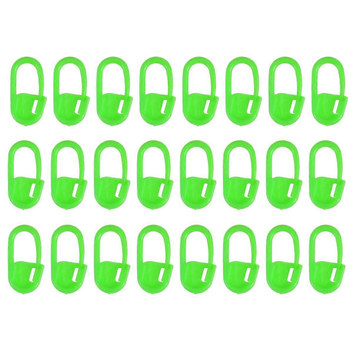 Locking Stitch Markers Crochet Supplies Knit Hooks Green 1Pack