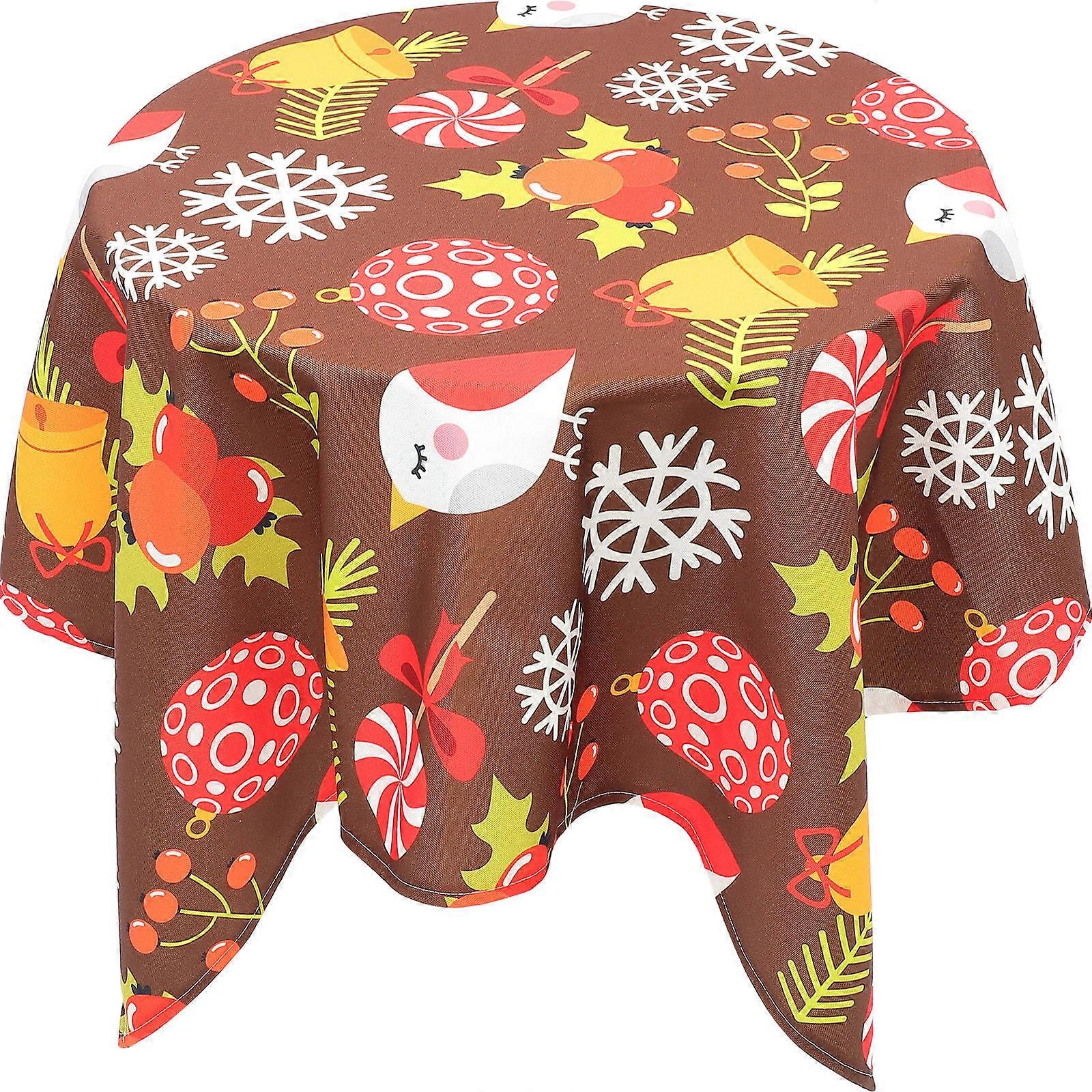Dining Table Tablecloth Decorative Cover Christmas Canvas Tablecloth For Party Banquet Special Occasions 120x12 cloves 1Pcs