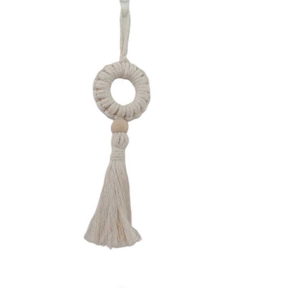 Bohemian Woven Wall Decoration Pendant Geometric Design Cotton for Dorm Living Room 1Pack