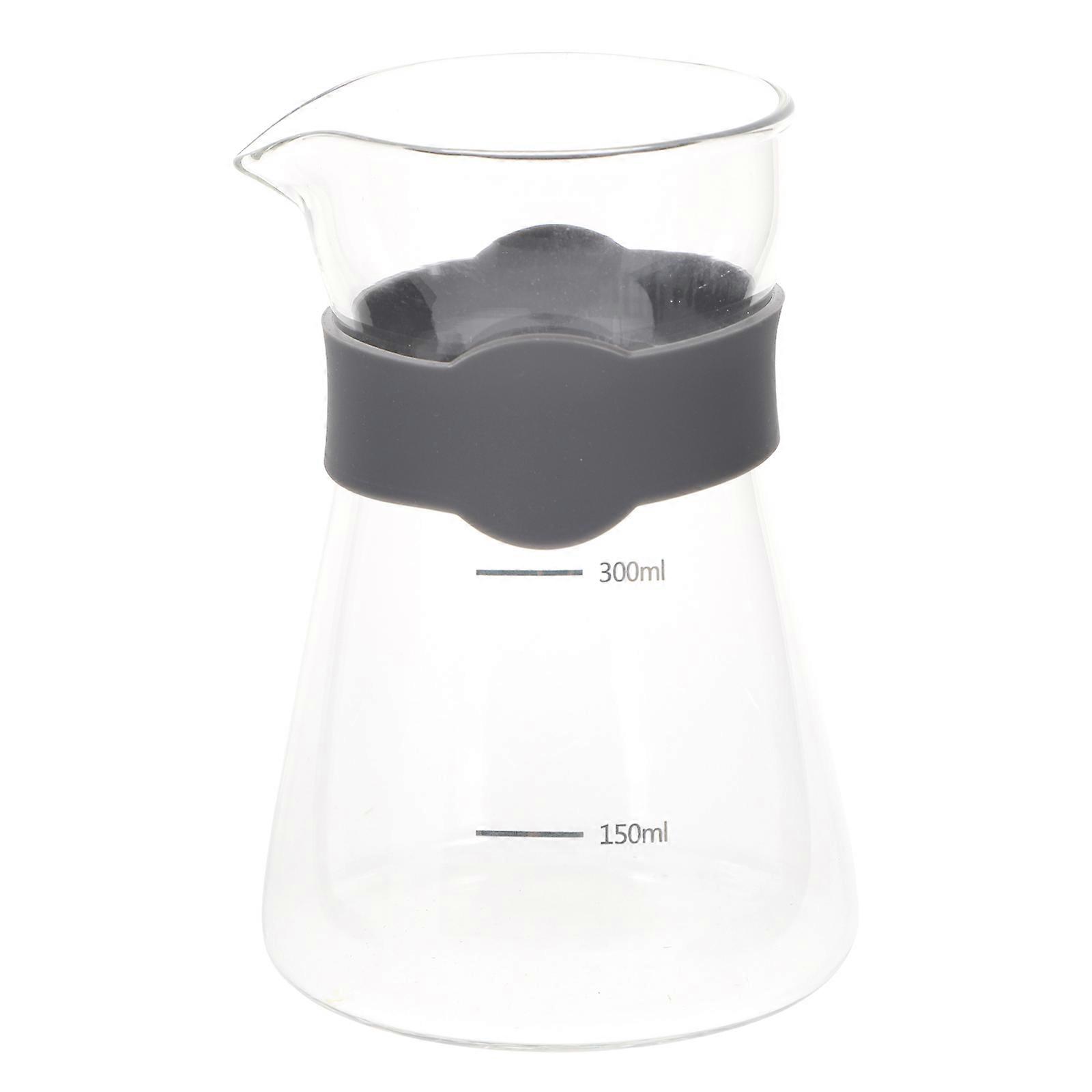 Pour-Over Glass Coffeemaker Office Use Easy to Clean 1Set