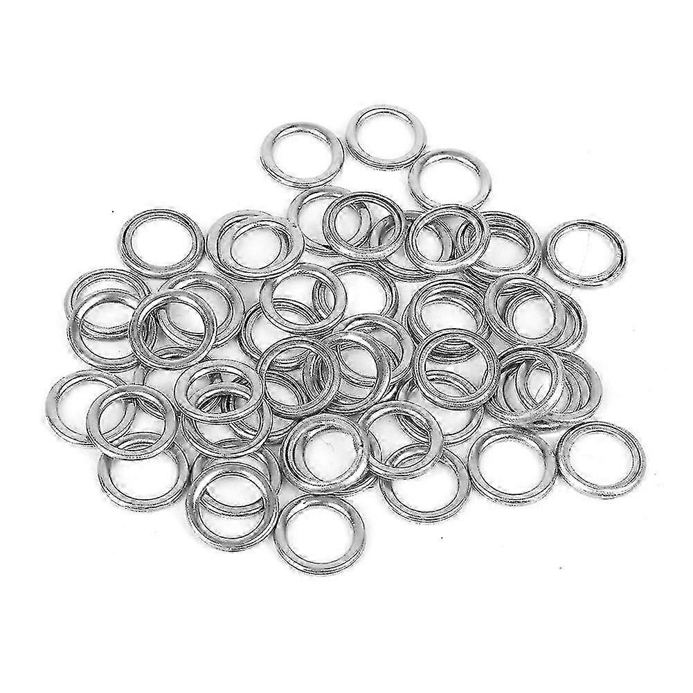 50 Pack Transmission Fluid Drain Plug Crush Washers for Various Car Models
