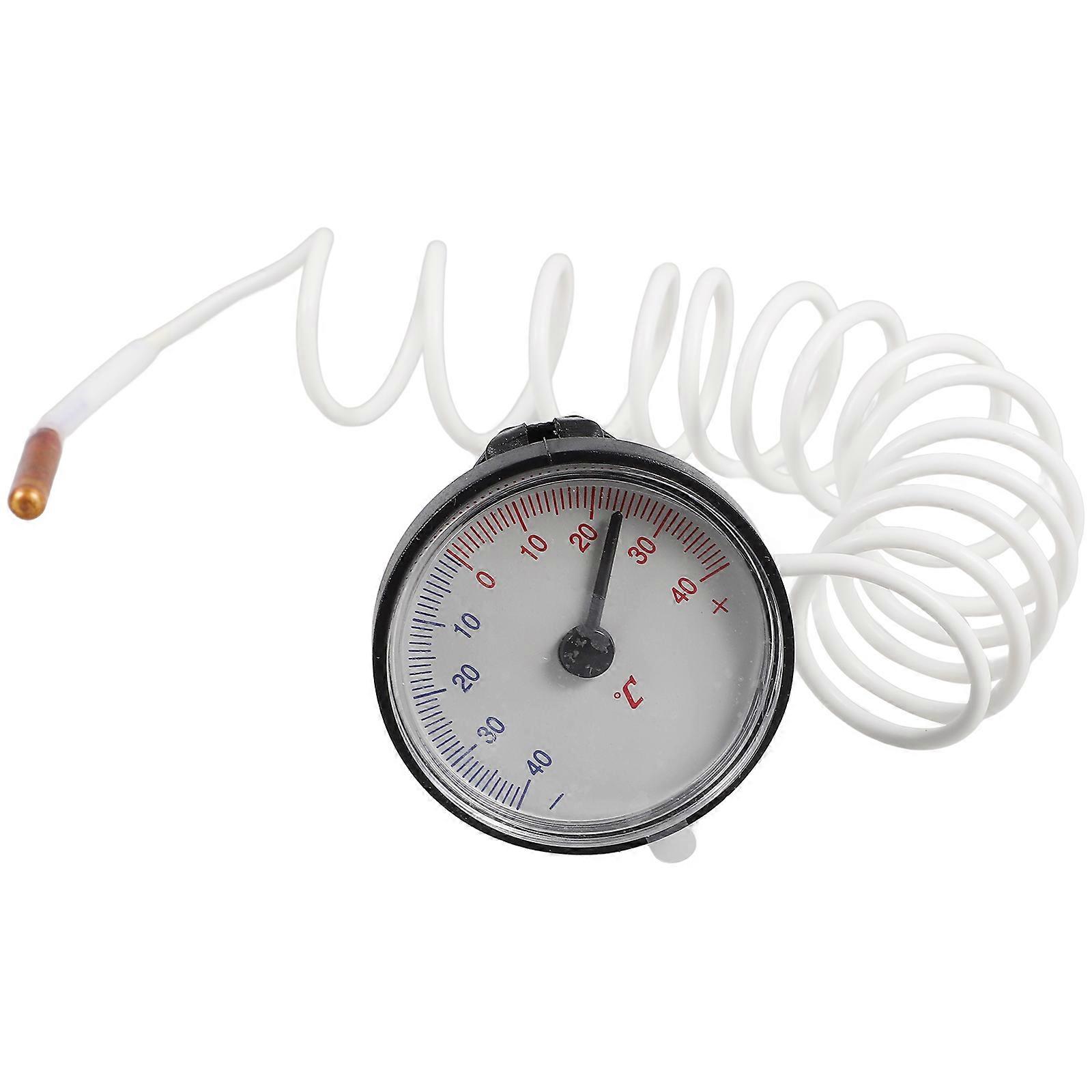 For House Indoor Mini Temperature Gauge Round Design With Glass Material For Home Use 1Pcs