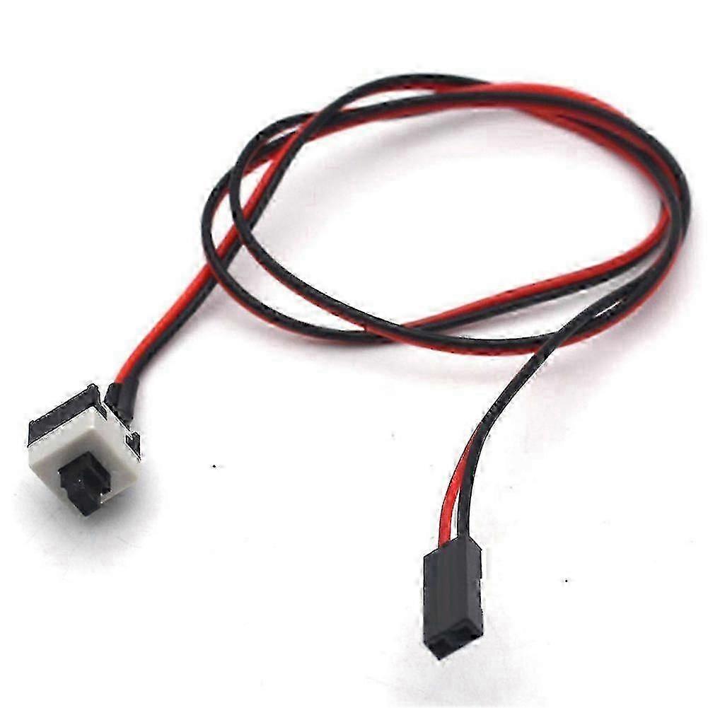 2Pin PC הפעלה מחדש של מחשב ATX מארז לחצן הפעלה לוח אם מתג מגשר