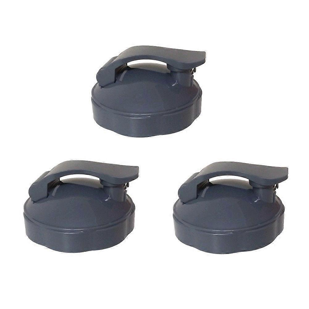 3-pack lid with folding lid, fits Nutribullet mixer and juicer