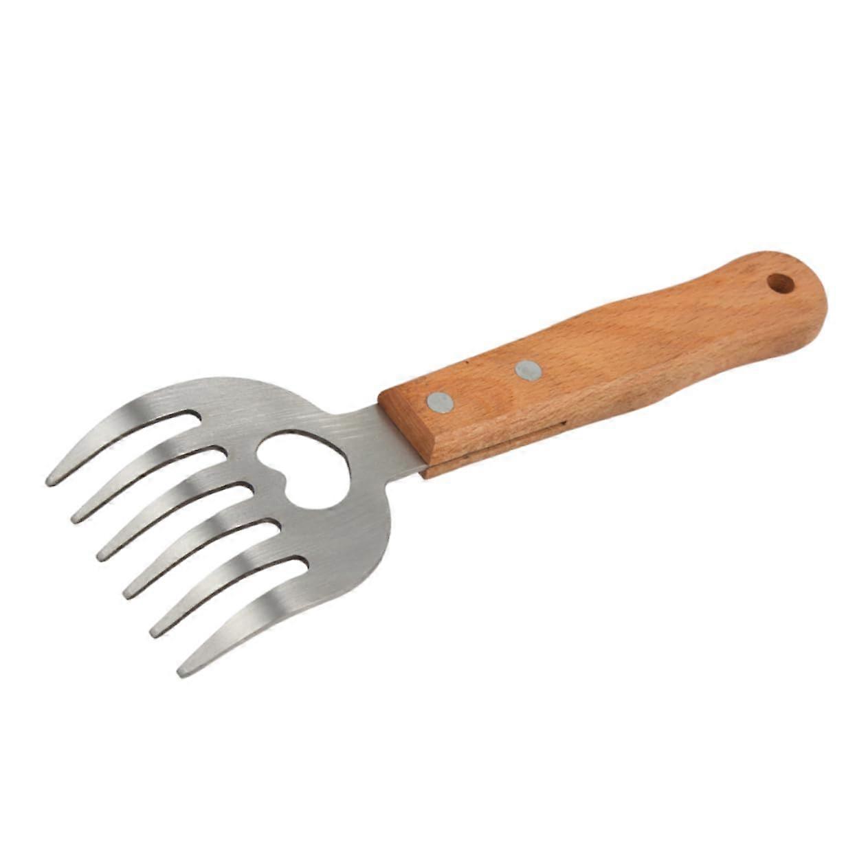 Meat Claws Tool For Pulled Pork, Bear Claw Shredder, Meat Chopper For Grill, Wooden Handle