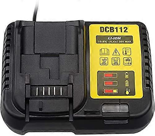 New product campaign! High quality at a low price! DCB112 Charger for Dewalt 10.8V / 14.4V / 18V Lithium Battery