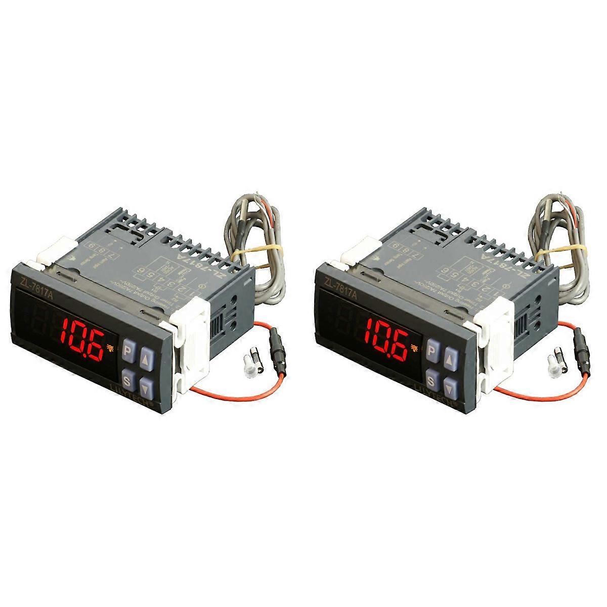 2X -7817A PID Temperature Controller Thermostat with Integrated SSR 100-240Vac Power Supply