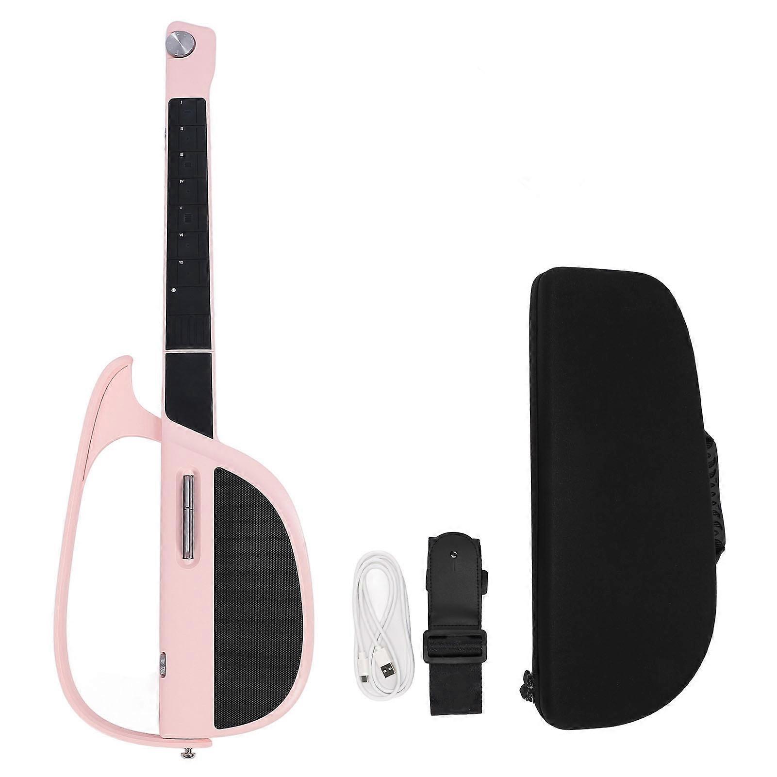 Roseate C1 Foldable Stringless Guitar, Auto Accompaniment, with Travel Storage Bag