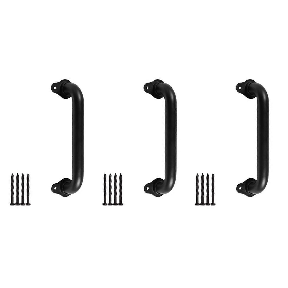 10Inch Metal Industrial Pipe Wall Handrail-Pipe Barn Door Pull Handle