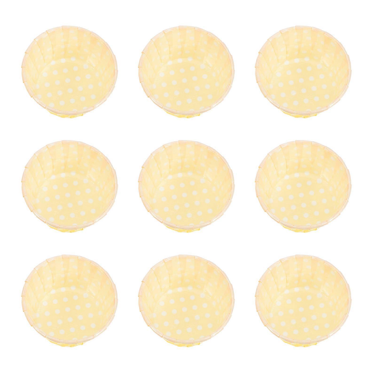 Candy Colored Dot Cupcake Liners Greaseproof Paper Baking Cups for Muffins, Cakes, Pastries, Weddings, Birthdays, Showers, Celebrations