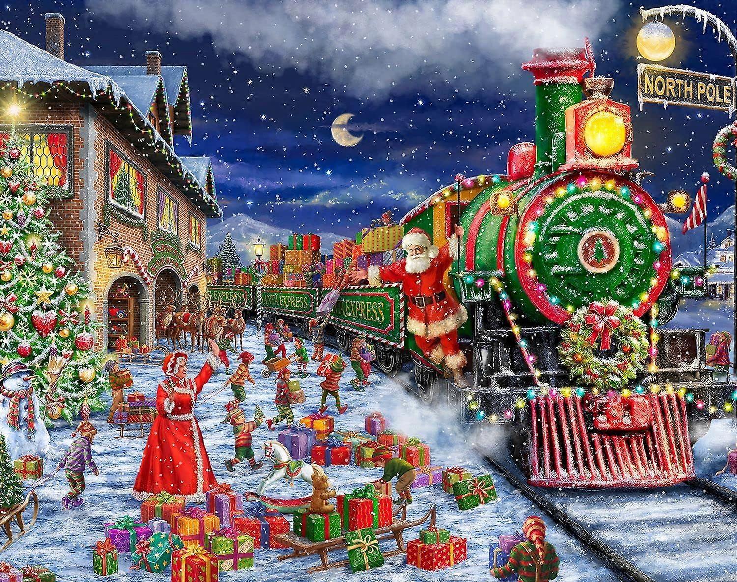 1000-elementowe puzzle Santa Express