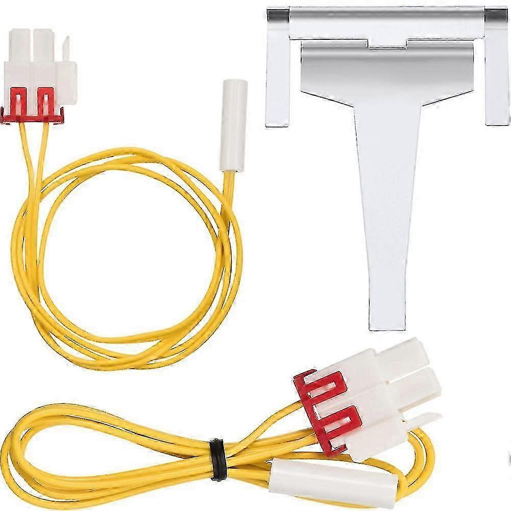 Evaporator Drain Clip Compatible with Certain Brands, Includes Defrost Temp Sensor