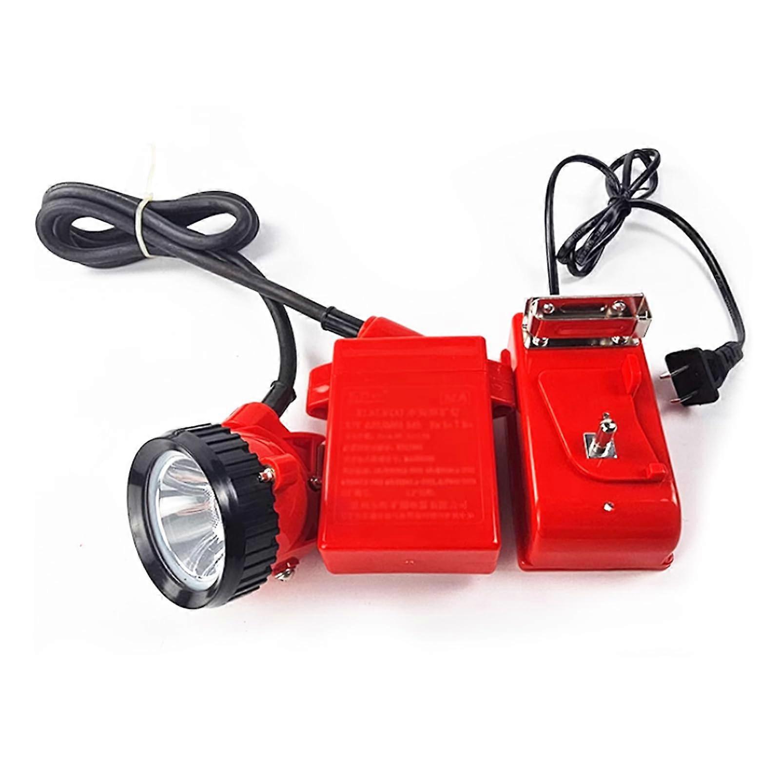 Rechargeable HeadMounted Miner Lamp Headlight Light LED Miner Lamp Explosionproof Headlight for Outdoor Professional with Charger for Mining Helmet