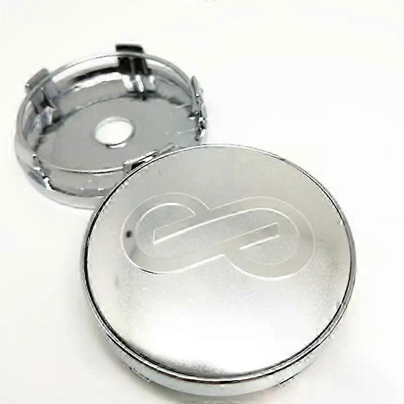 4pcs 60mm Suitable for ENKEI Car Wheel Center Hub Cap Covers Emblem Badge Auto Styling Accessories